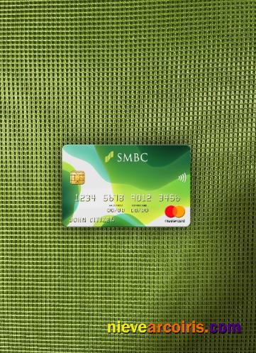 Japan Sumitomo Mitsui Banking Corporation (SMBC) bank mastercard photolook